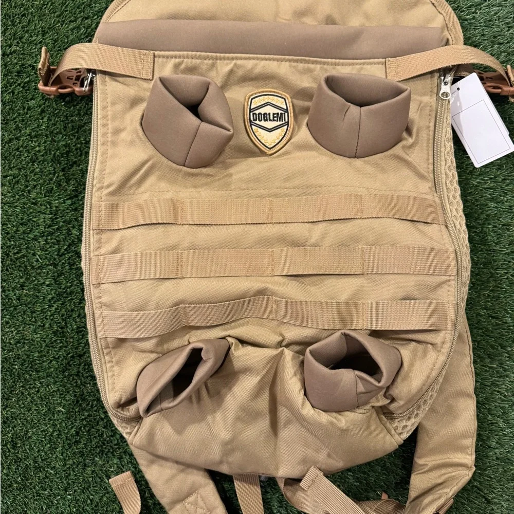 Doglemi Tan Pet Backpack
